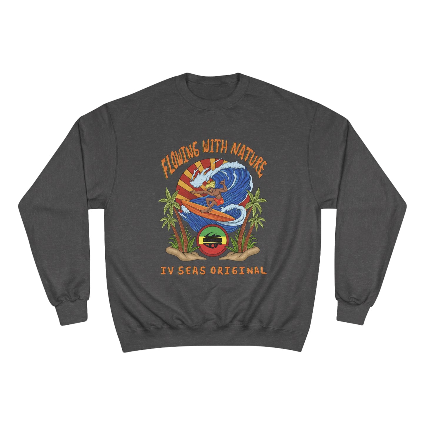 Flowing With Nature Men's Champion Sweatshirt