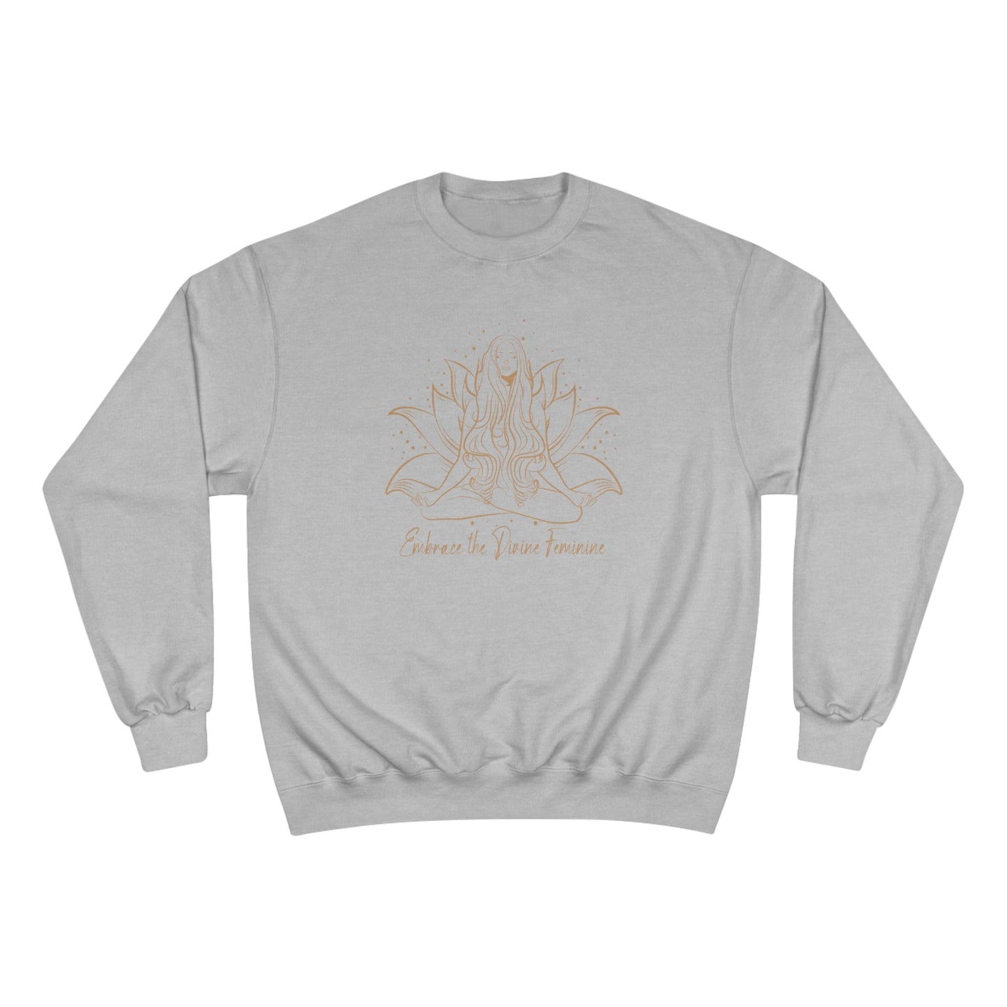 The Divine Feminine Brown Women's Champion Sweatshirt