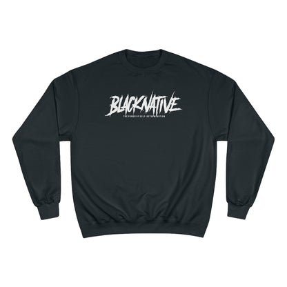 Black Native White Men's Champion Sweatshirt