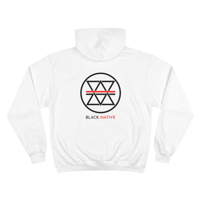 Black Native Symbol Men's Champion Hoodie