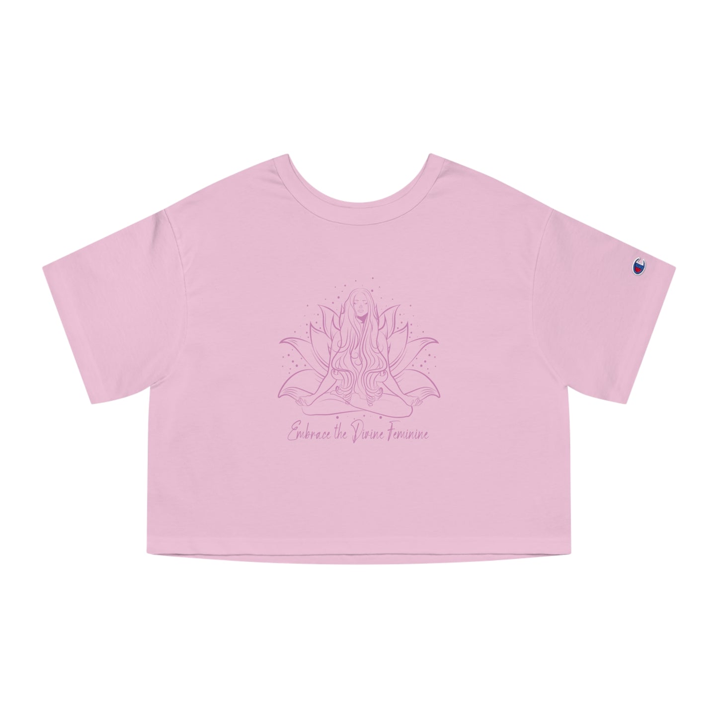 The Divine Feminine Pink Cropped Tee