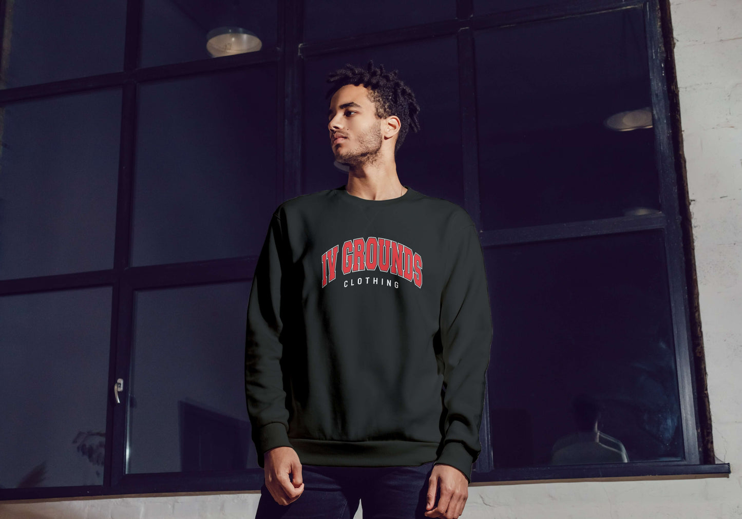 IVG College Red Men's Champion Sweatshirt